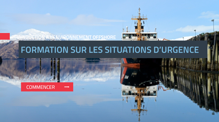 induction offshore situation d'urgence
